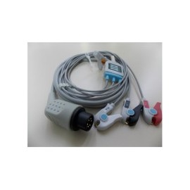 CABO DE ECG COMPATÍVEL COM BCI – 3 VIAS