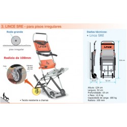 Cadeira para descida de escadas LINCE SRE